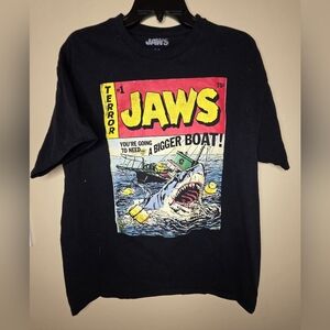 Jaws Vintage 90s Movie T-shirt Hollywood Studios Men's Large